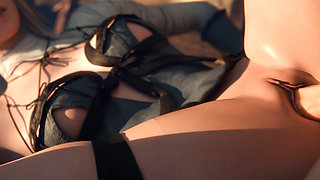 Dirty Pussy Dick Stretches Tight Asshole to the Limit on Cum