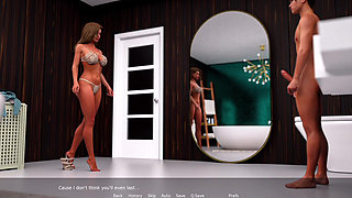 Naughty Stepmom Roleplaying and Seducing Me - 3D Hentai Animated Porn with Sound - Measuring My Cum