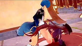 3d hentai, only pussy, before sex