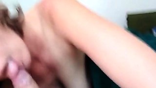 Blonde Cougar Loves Sucking