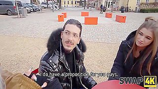 Cuckold Boyfriend Watches How We Fuck His Girlfriend Hard 18 Min