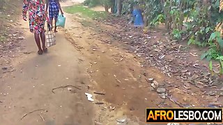 African village thot licked by lesbians