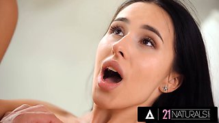 Alyssa Bounty gets her ass drilled hard in this steamy, passionate sex tape