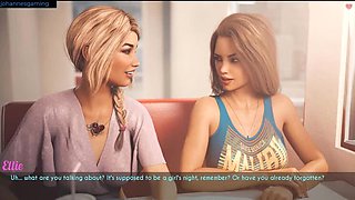 Johannesgaming's 3D Animation: Dylan's Hot Date with Ellie and Christine in HD Nude Action