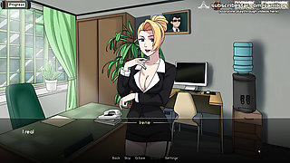 Naruto: Kunoichi Trainer - Big Ass Blonde Secretary Teen Has Risky Office Sex at Work with a Big Dick Co Worker