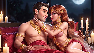 Moonlight Mein Desi Girl Ki Passionate Chudai - Heavy Jewellery Wali Randi