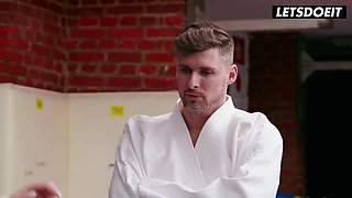 Kristof Cale - Sexy Karate Students 18+ Loose Gi Cant Contain Her Huge Tits