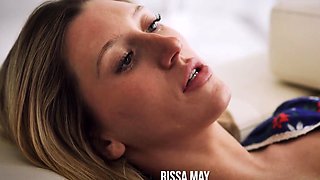 Blonde Bombshell Addison Vodka's Artistic Erotic Tease