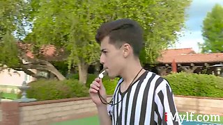 Horny mummies won't let the nuts in- Krissy Lynn and Chanel Preston