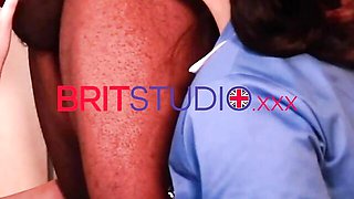 Sloppy blowjob sex with bewitching mantrap from Brit Studio