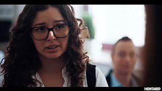 Nerdy Schoolgirl Summons Sex Demon - Hardcore 3D Hentai Horror Bondage