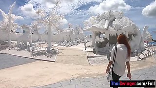 Cherry Lee Footjob: Big Ass Thai Amateur Girlfriend Fucks Hard