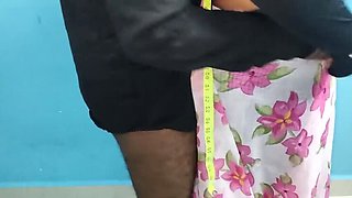 Desi Tailor Fuck in Saree - Hot Amateur Sex with Customer POV