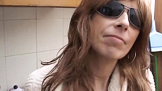 Real Italian Couple First Time Anal Fucking Hairy MILF Close-Up HD