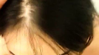 Real amateur Latina in hot POV blowjob and facial