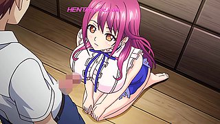 Busty Shy Teacher Melts During Unexpected Oral Encounter