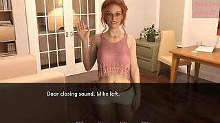 Sexy petite redhead Lanagameplays gives him a taste of manhood