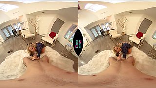 Blonde MILF Sizzles in 4K Big-Titted Lingerie Fetish Passion
