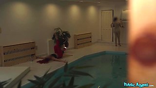 Martin Gun Risks Passion by a Public Poolside