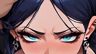 Anime Ai My Ex-girlfriend Invites Me to Her House to Give Me a Deep Throat