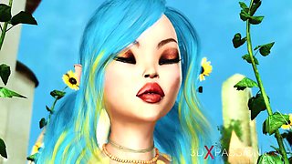 3DXPassion featuring women's first time anal action