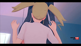 Kaiju N8 - Kikoru Shinomiya Sucking a Big Dick