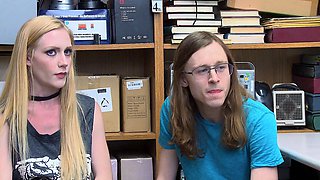 Blonde teen sucks old dick in old vs young clip