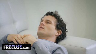 Therapy revved taboo Robby Echo takes dr. lily and blake ass inside-out by storm