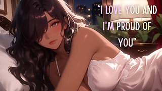 Wife Comforts You After a Hard Day at Work (Mouth Sounds) (Moaning) (Kisses) (Cuddle) ASMR