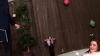 Spicy milf brunette gets banged and seeded