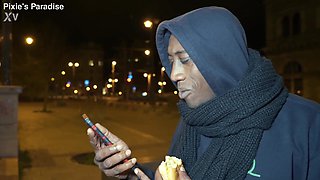 Pixie Pink gets a Visit! Pervert loves to Watch her Fuck Huge BBC Shaft! 1 on 1, Doggystyle, Cuckold