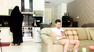 Arab Teen Learns Sex From Step Mom - Hot MILF Teaches Him Dirty Talk & Foot Fetish