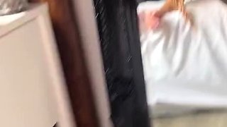 Amateur blond girl with big boobs getting fucked