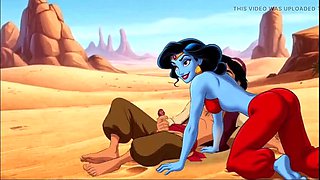 Aladdin Gets Dirty with Sexy Genie - Cartoon Porn Fantasy Fulfilled
