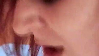 Skinny redhead teen fucked by step dad with big cock during massage