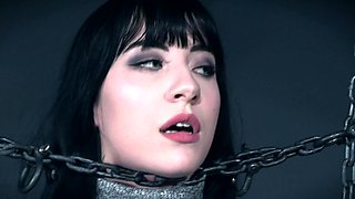 Small titted brunette amateur anal nailed at home