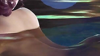 Nakai Yukino's Bikini Pool Party 3D Hentai Animation Standing Pose Sex Squatting on a Big Cock and Doggy with Tight Pussy