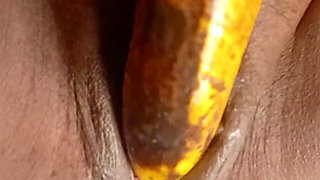 Masturbating