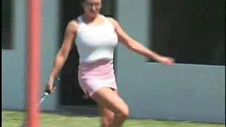 Big tits doll doggystyle throbbed outdoor seductively