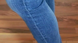Wooden Sandals on Wood - Intense Clicking, Asmr Steps in Jeans
