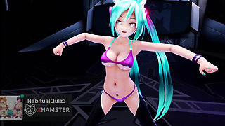 mmd r18 Miku Dirty Bomb sex dance fuck hard dildo ntr want to gangbang cum swallow milf 3d hentai