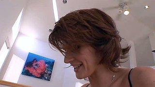 InHonorOfPorn - Red Hair MILF Sitting On Lexington Steele-s