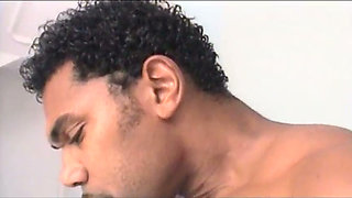 Huge black cock in pussy in mouth, cum on face