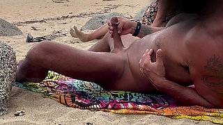 Beach hand job
