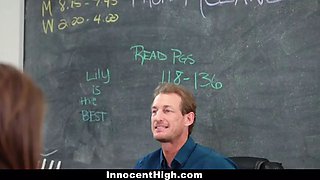 Innocenthigh- (Lily Jordan) tricked into hardcore teacher