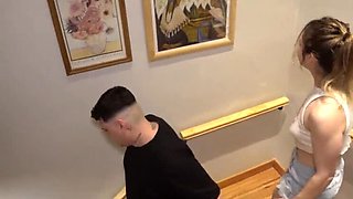 Huge Dick Old Man Throat Fucks Blonde Teen - Keilabassi77 & Elnonohub Deep Throat