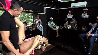 Public blonde bitch analpenetrated