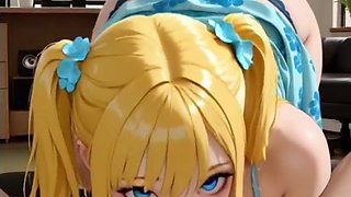 Manga porn anime - I always deep-throat my acquaintance's trouser snake when I go to his mansion