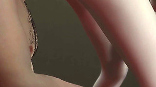 3D Two Horny Slut Korean Babe Sharing One Big Fat Dick