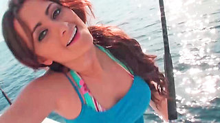 Cutie has a very fun time on the boat with her lover